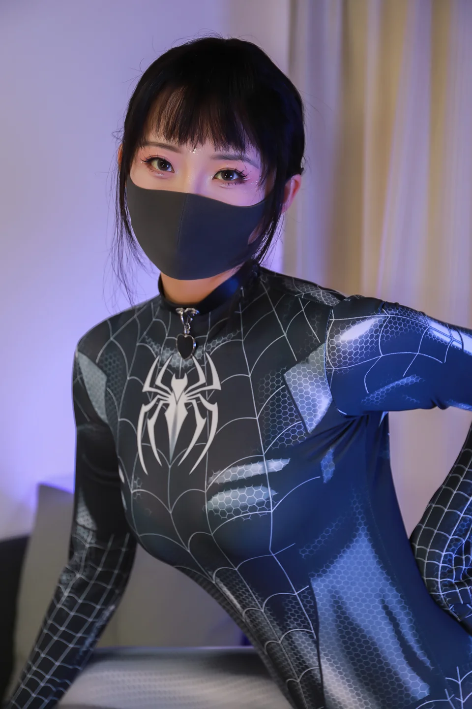 李佳 - No.013 黑蜘蛛制服 [52P-240MB] tg@simisebaisi 【丝足阁】003.webp